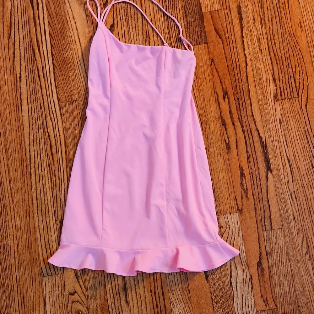Lucy in the Sky Pink Mini Dress